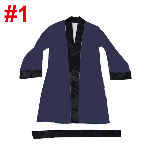 Long Wide Robe With Tie