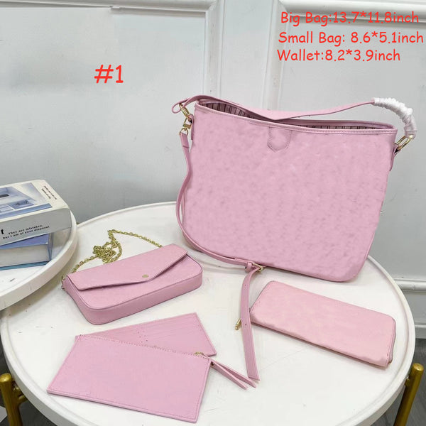 Cute bag three-piece set