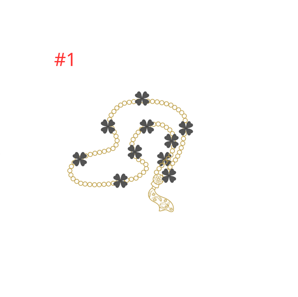 10 Flowers Necklace