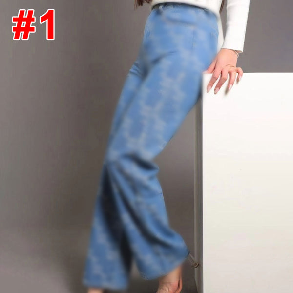 Trendy Wide-leg Jeans