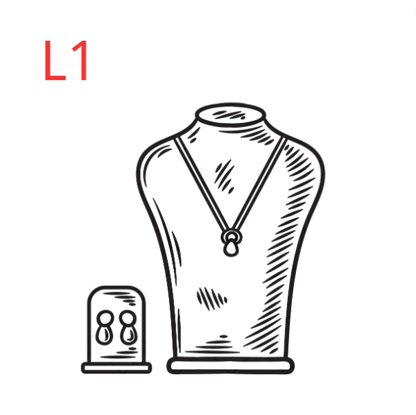 Necklace Bracelet Earrings Set