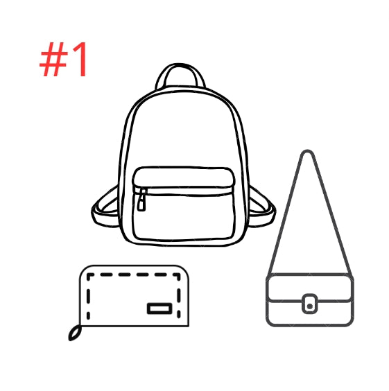 Multi-combination 3PCS bag set