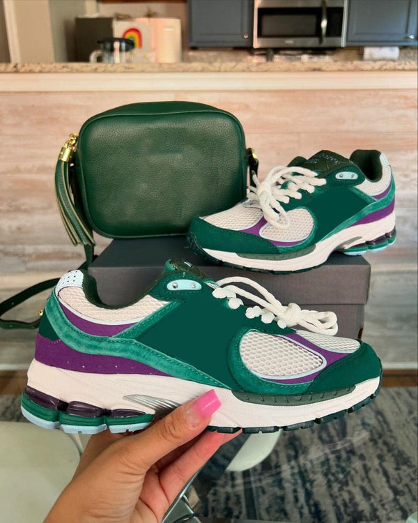 Green Shoes & Bag Set