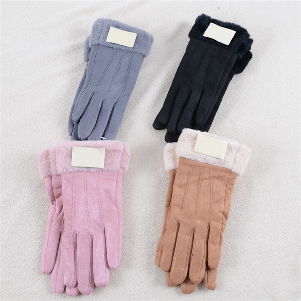 Suede gloves