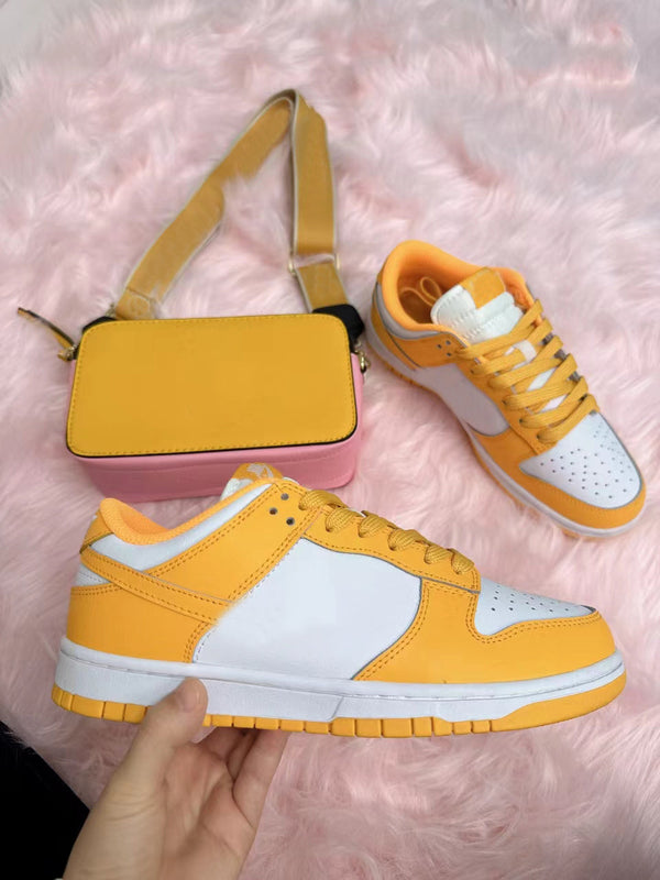 Yellow Shoes & Bag Set