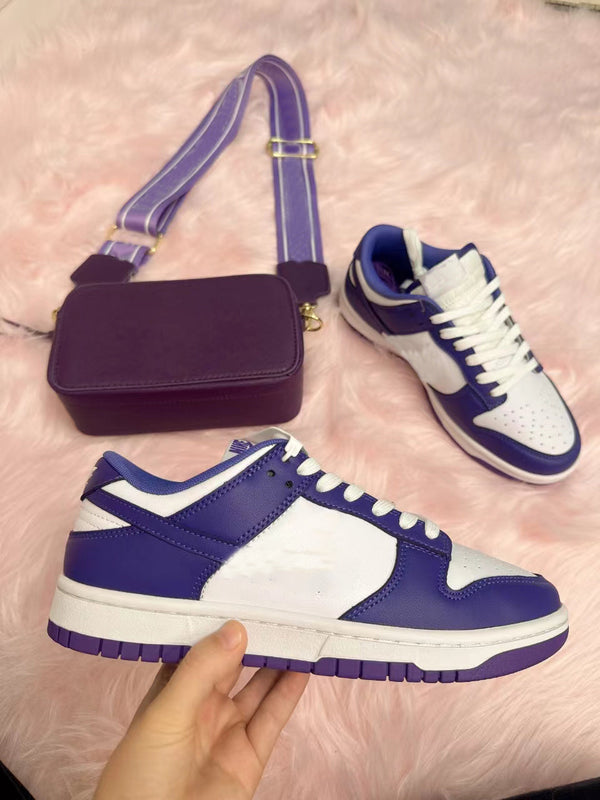 Purple Shoes & Bag Set