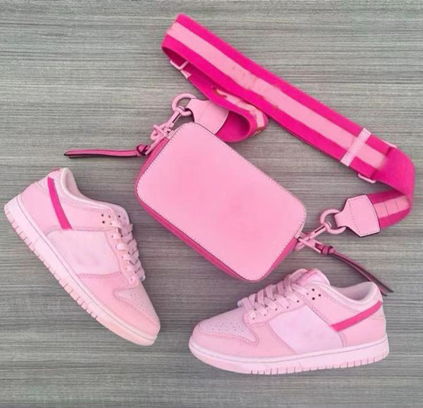 Pink Shoes & Bag Set