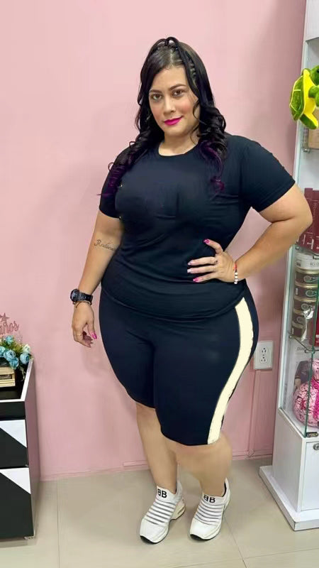 Fashion Casual Short-sleeved Suit