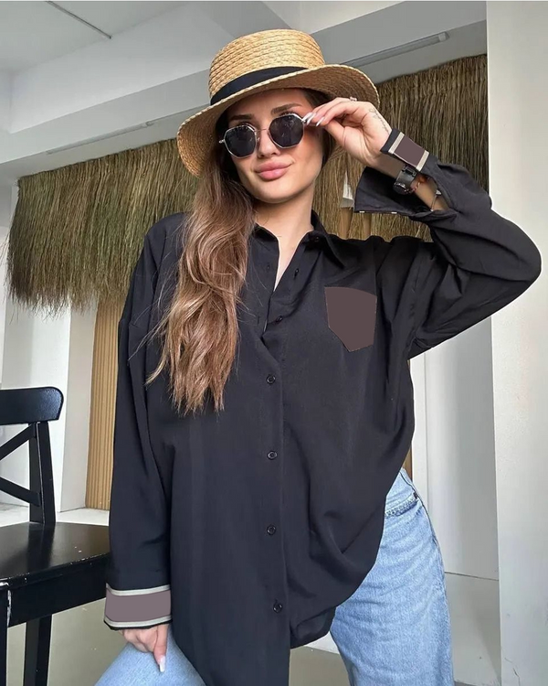 Loose Fit Embroidered Shirt