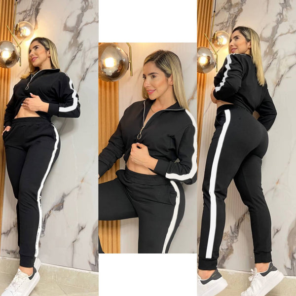 Fashion Long-sleeved Trousers Sports Suit