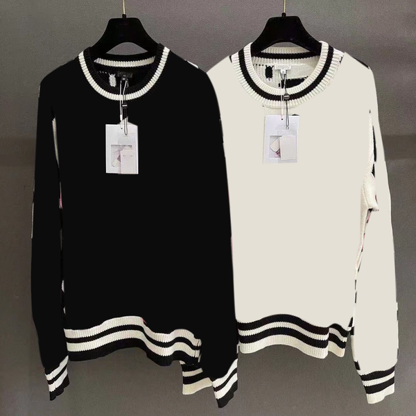 Jacquard Color Block Sweater