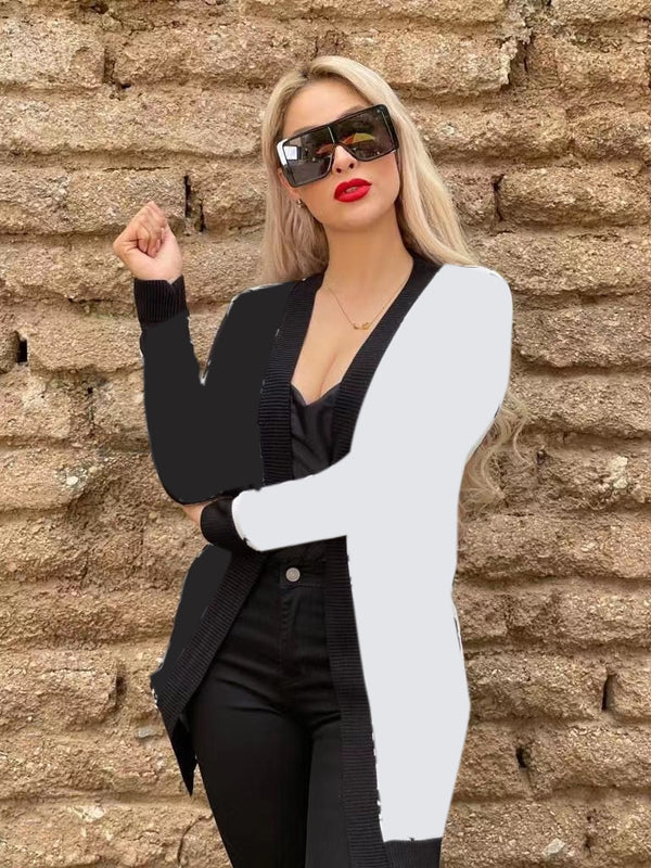 Printed Knitted Cardigan