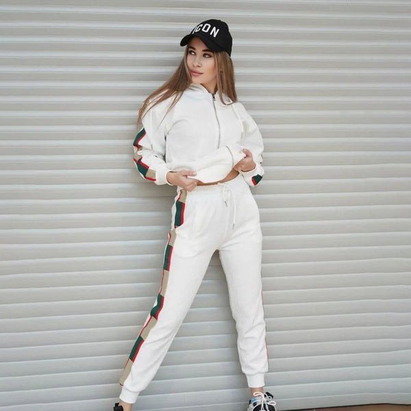 Embossed Zip-up Hoodie