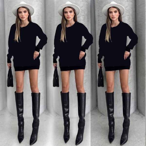 Knitted Soft Sweater Dress