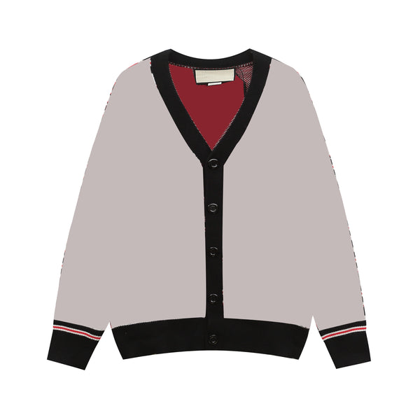 Men's Lettering Knitted Cardigan
