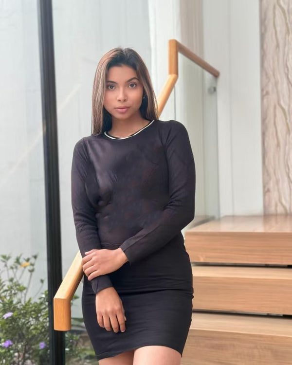 Fashion Knitted Long Dress