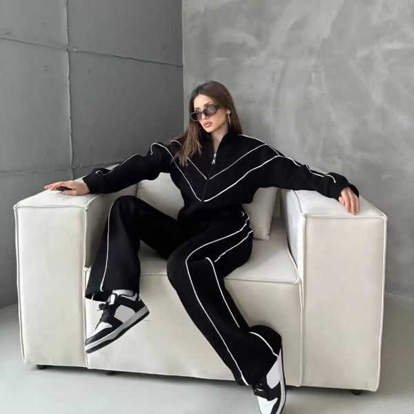 Letter Line Embroidery Trendy Set