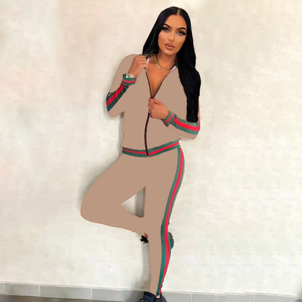 Fashion Jacket Trousers 2 Piece Set