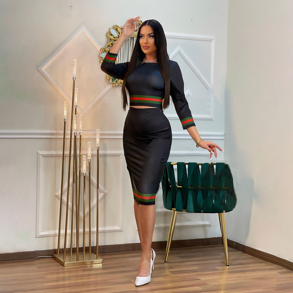 Printed Hip Sexy Suit