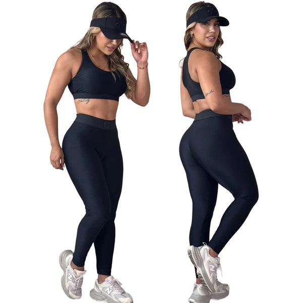 Sports vest + trousers two-piece set