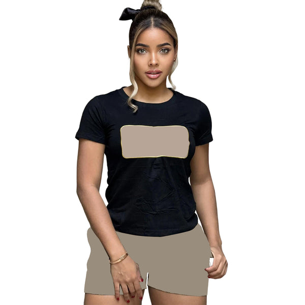 Short Sleeve + Shorts Casual Suit