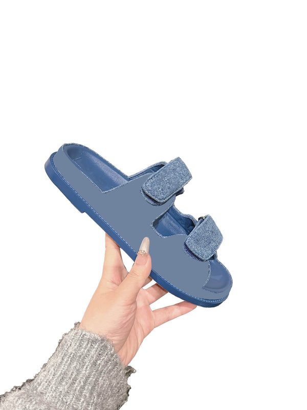 Women's Blue Slippers