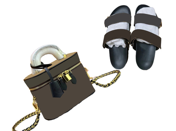 New Bag and Velcro  Slippers