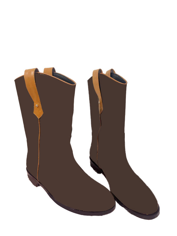 Classic Flower Print Boots