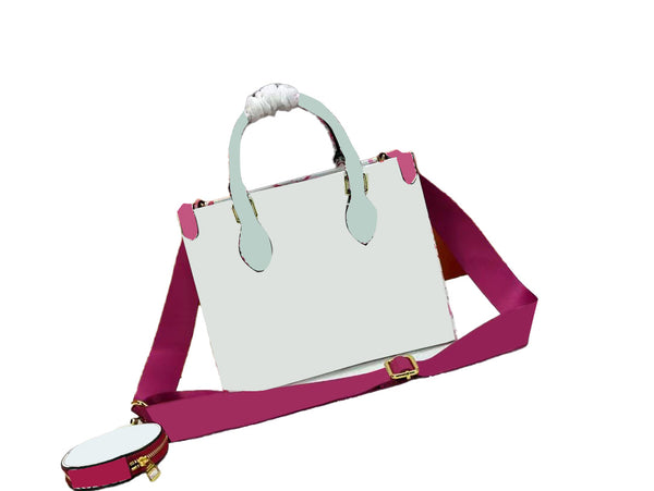 Pink&White Bag & Slippers