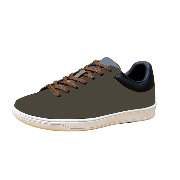 New Brown Print Sneakers