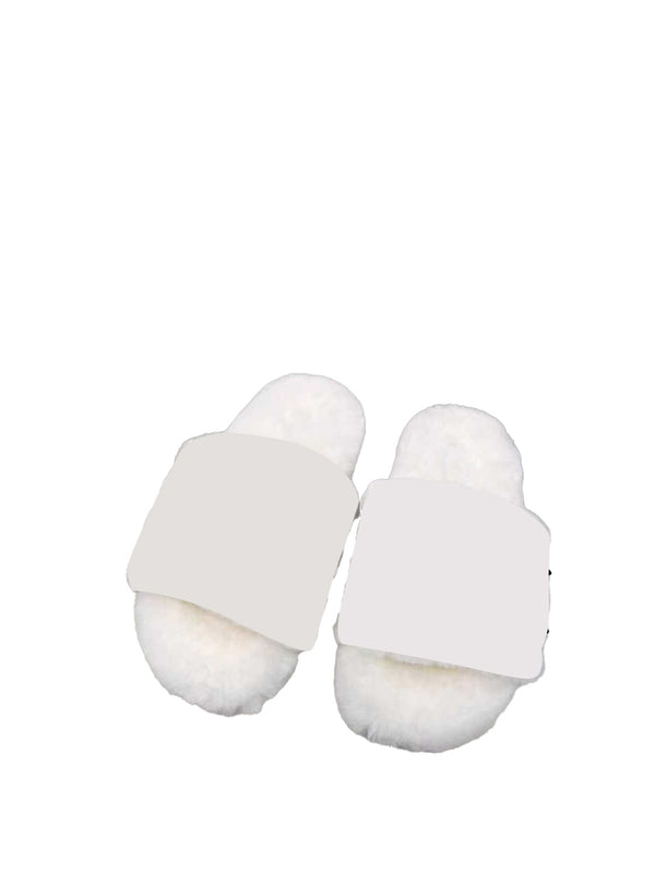 Plush slippers