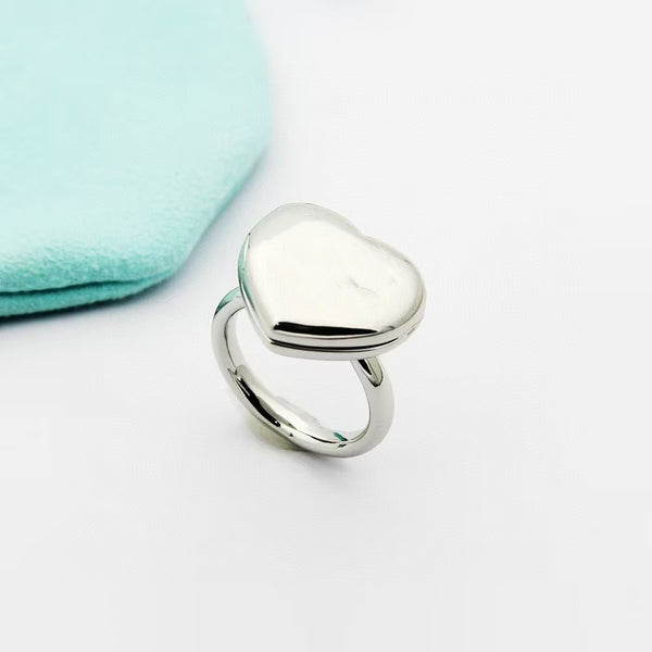 Heart Shaped Necklace + Bracelet + Ring