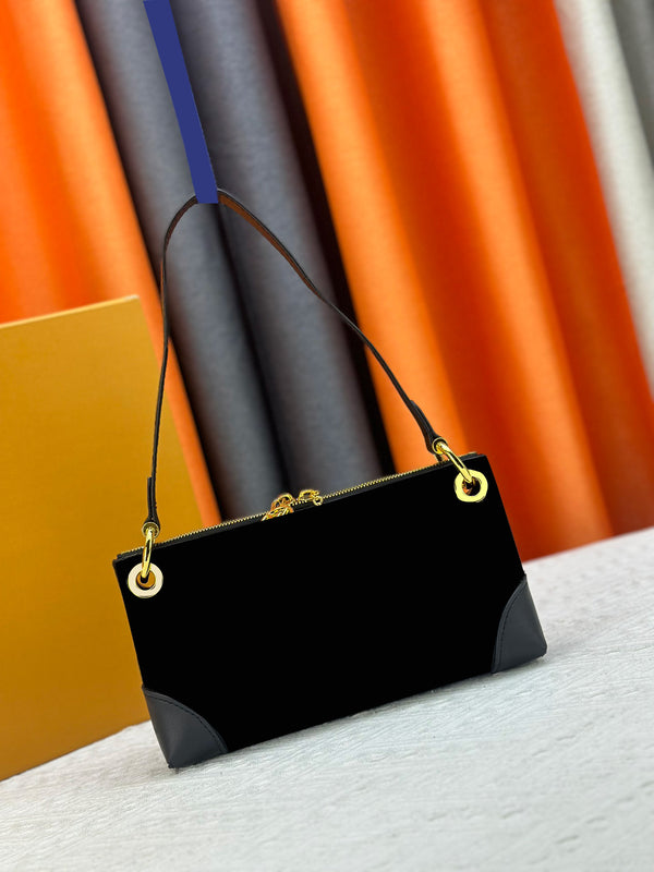 Flower Print Underarm Bag