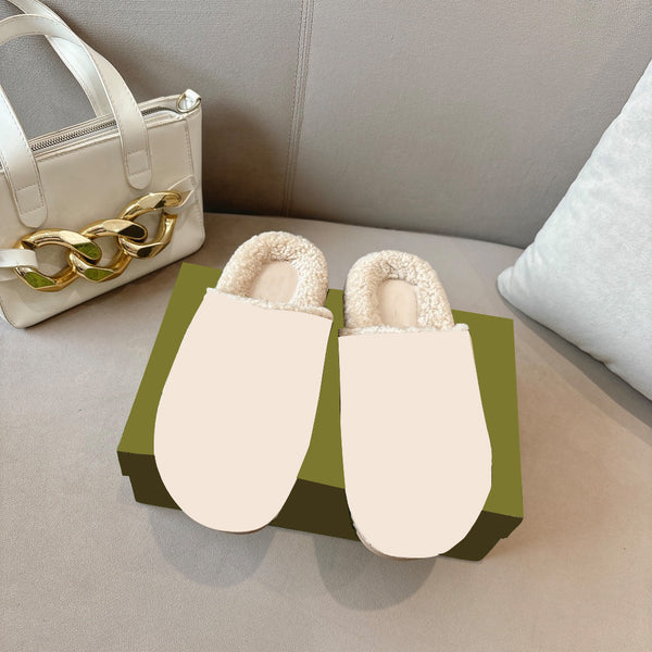 Women Flower Print Warm Slippers