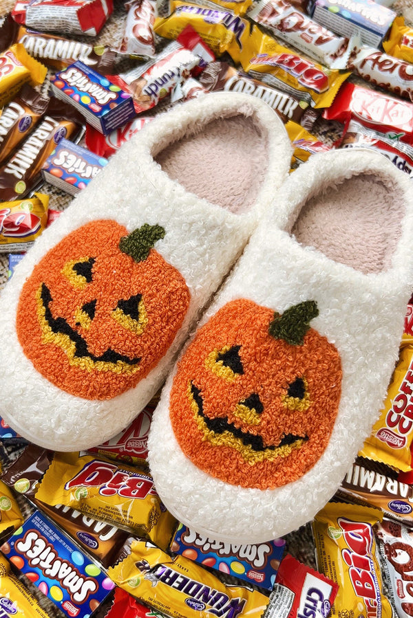 Halloween Pumpkin Slippers