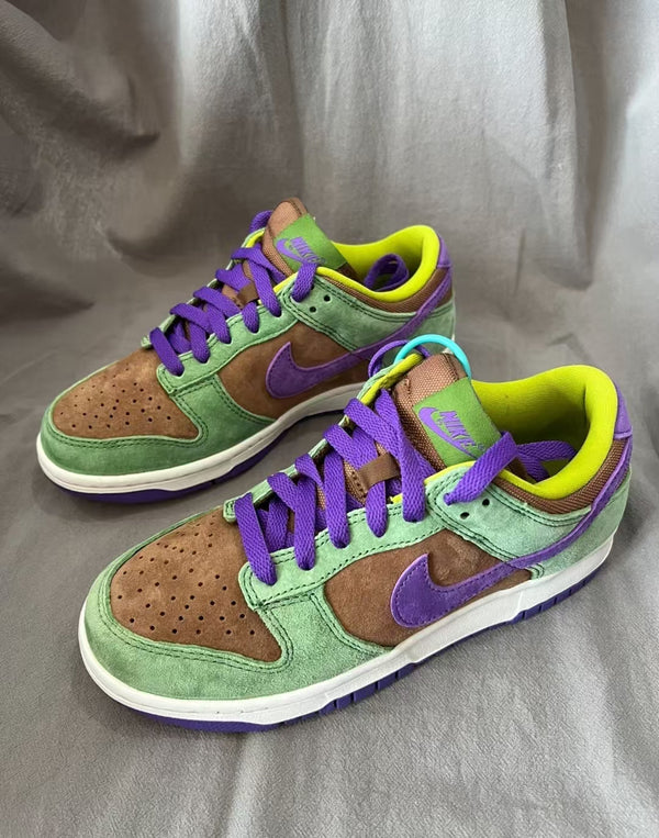 Unisex Purple&Green Sneakers