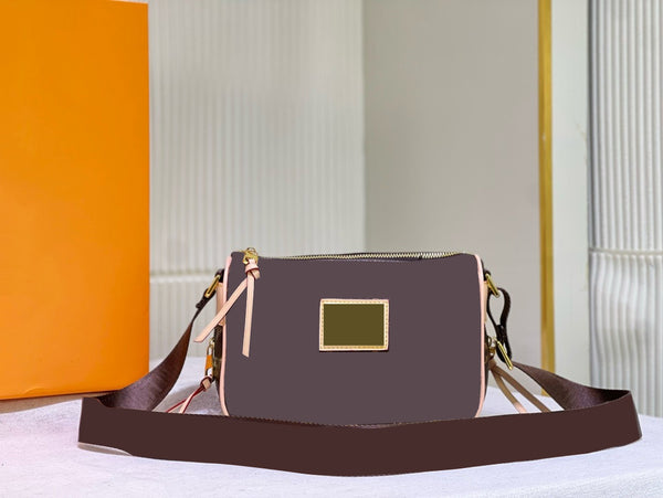 Classical Flower Print Crossbody Bag