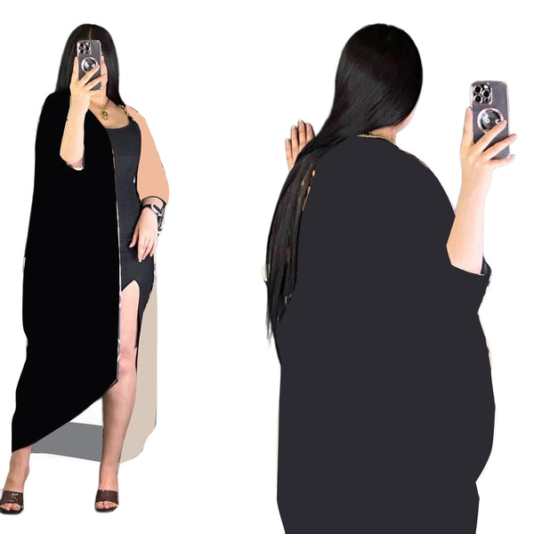 Mesh see-through loose dress