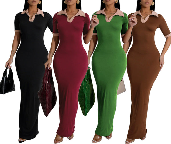 POLO Neck Hip Skirt