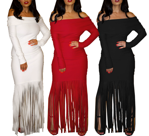 Tassel Hip Skirt