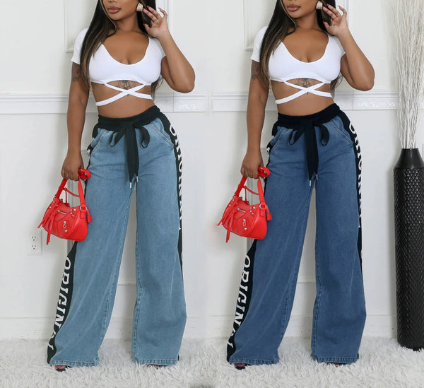 Wide-leg Jeans