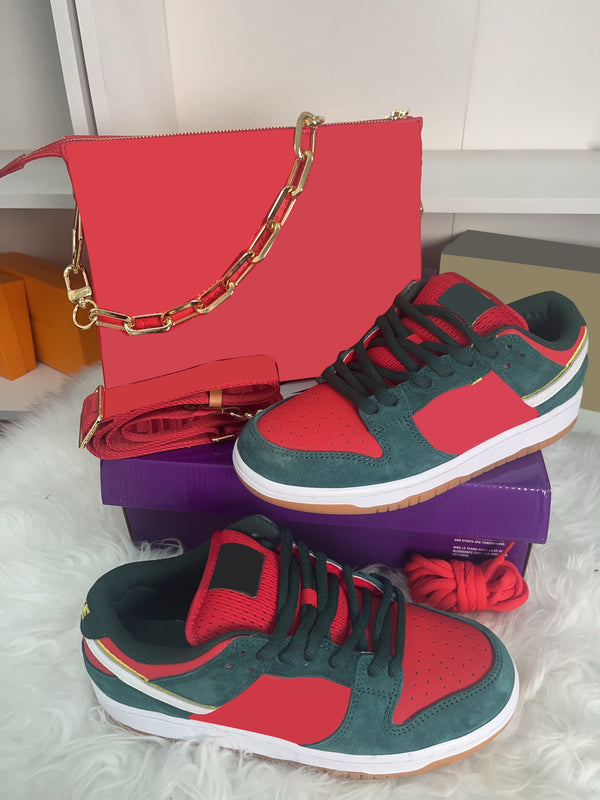 Red Shoes & Bag Set