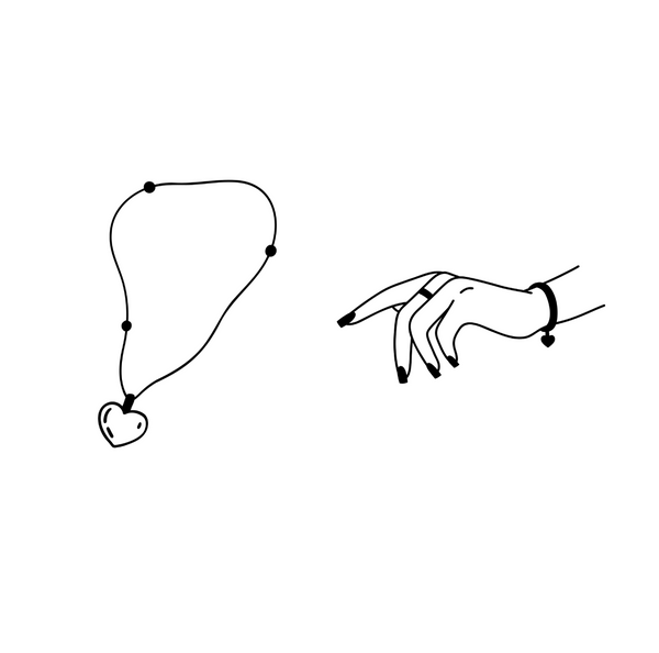 Heart Necklace&Bracelet