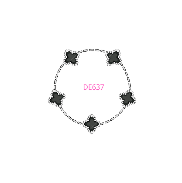 5 Flowers Bracelet(DE637)