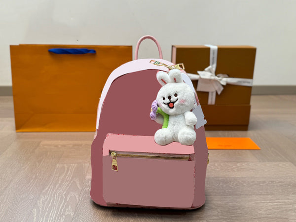 Denim backpack + accessories