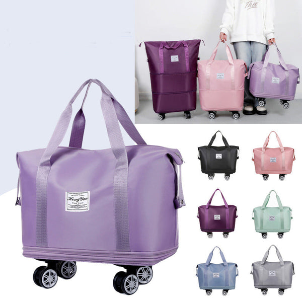 Compactable Bag with Removable Wheels