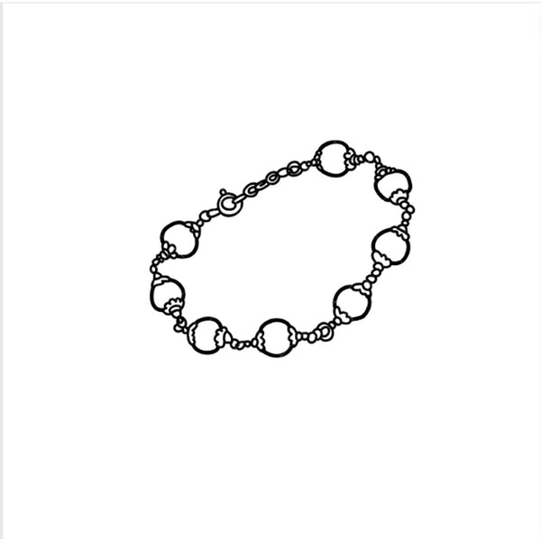 Cross Cut Diamond Bracelet