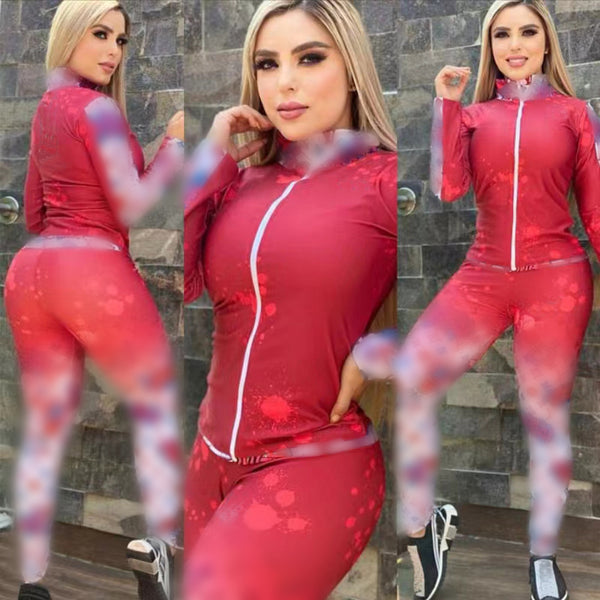 Fashion Print Two-piece Set