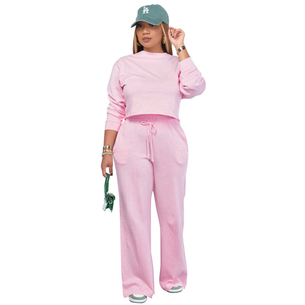 Sportswear Long-sleeved Two-piece Set