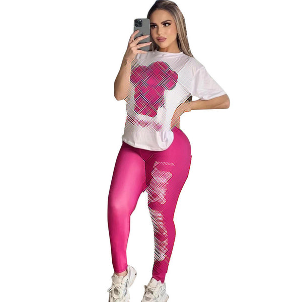 Fashion Print Two-piece Set